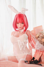 Load image into Gallery viewer, WM Doll Leona: 140CM 4FT7 D-Cup Red Hair Japanese Sex Doll
